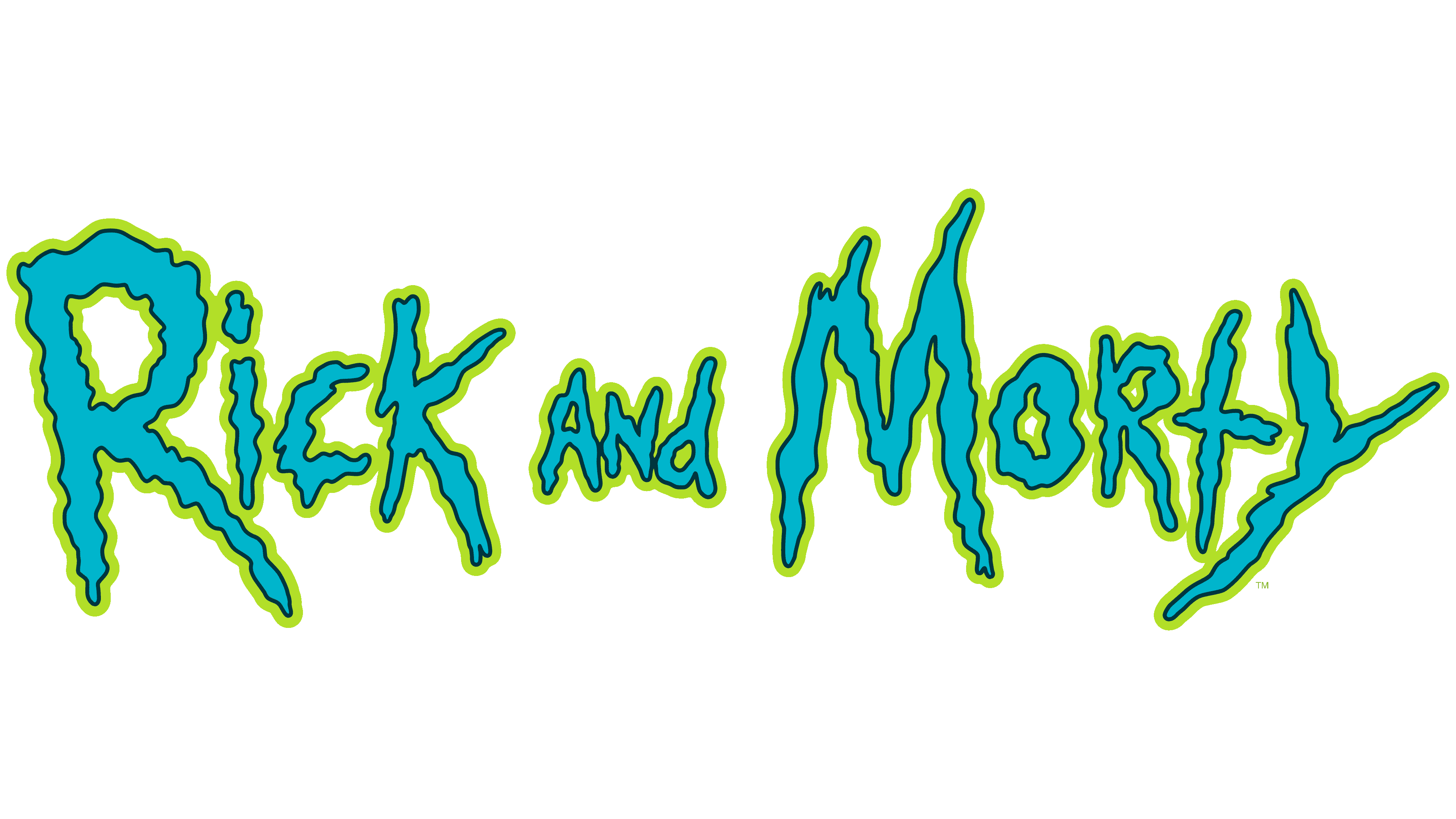 Rick & Morty text logo.